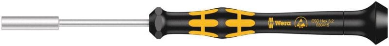 WERA - ESD-Steckschlüssel, 1569 ESD-Steckschlüssel, 3,2 x 60 mm