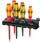 WERA - Schraubendrehersatz Kraftform Plus, 160i/168i/6 Rack