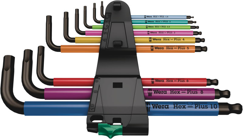 WERA - 950/9 Hex-Plus Multicolour 1 ohne EFK