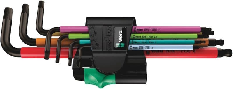 WERA - 950/7 Hex-Plus Multicolour Magnet 1 lose
