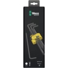 WERA - Winkelschlüsselsatz, BlackLaser, 950/9 Hex-Plus Imperial 1