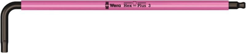 WERA - Winkelschlüssel, 950 SPKL Hex-Plus HF 3,0 leuchtpink