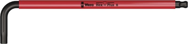 WERA - Winkelschlüssel Multicolour, 950 SPKL Hex-Plus 6,0 rot