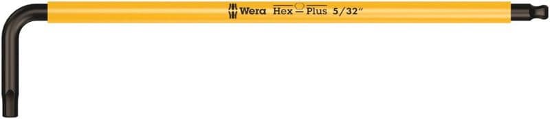 WERA - Winkelschlüssel Multicolour, 950 SPKL Hex-Plus 5/32 gelb