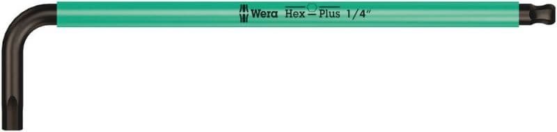 WERA - Winkelschlüssel Multicolour, 950 SPKL Hex-Plus 1/4 türkis