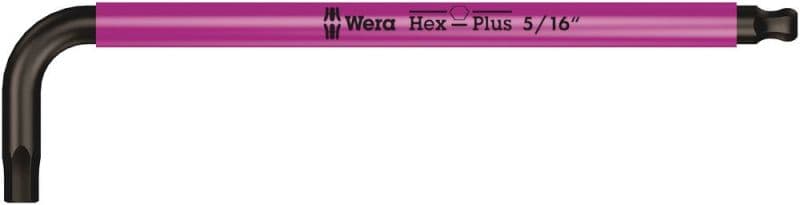 WERA - Winkelschlüssel Multicolour, 950 SPKL Hex-Plus 5/16 pink
