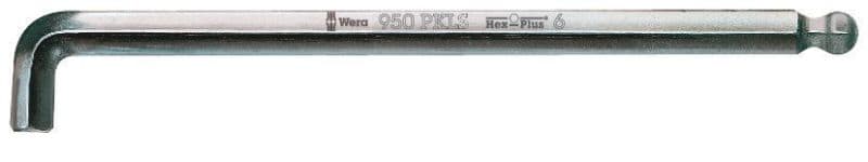 WERA - Winkelschlüssel, 950 PKLS Hex-Plus 6,0