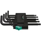 WERA - 967/9 TX 1 Winkelschlüsselsatz, BlackLaser, 9-teilig