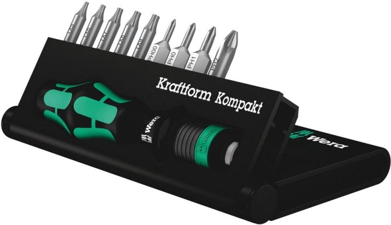 WERA - Bits-Sortiment, Kraftform Kompakt 12, 10-teilig