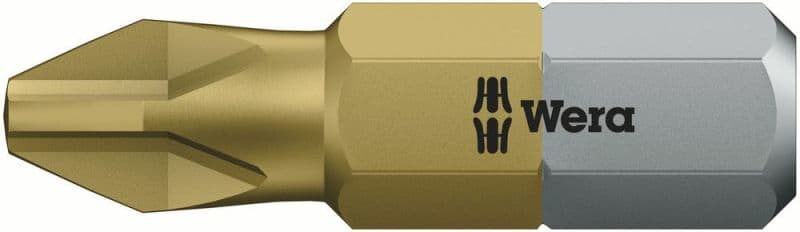 WERA - 851/1 TiN Bits, PH 2 x 25 mm