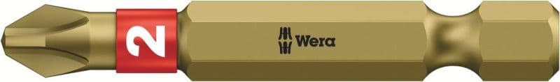 WERA - Phillips-Recess-Bit, BiTorsion, 851/4 BTH Bits, PH 2 x 50 mm