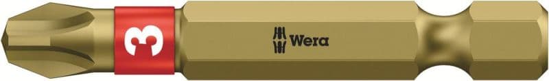 WERA - Phillips-Recess-Bit, BiTorsion, 851/4 BTH Bits, PH 3 x 50 mm