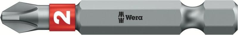 WERA - Phillips-Recess-Bit, BiTorsion, 851/4 BTZ Bits, PH 2 x 50 mm