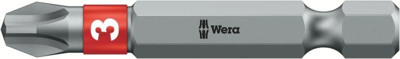 WERA - Phillips-Recess-Bit, BiTorsion, 851/4 BTZ Bits, PH 3 x 50 mm