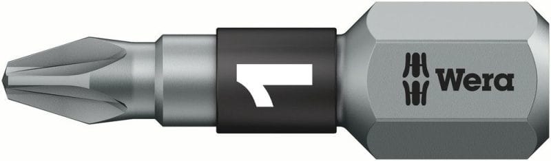 WERA - Pozidriv-Bit, BiTorsion, 855/1 BTZ Bits, PZ 1 x 25 mm