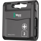 WERA - Pozidriv-Bits, Bit-Box 20 PZ, PZ 2 x 25 mm, 20-teilig