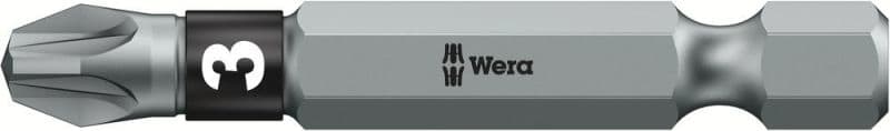 WERA - Pozidriv-Bit, BiTorsion, 855/4 BTZ Bits, PZ 3 x 50 mm