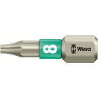 WERA - TORX-Bits, 3867/1 TS TORX® Bits, Edelstahl, TX 8 x 25 mm