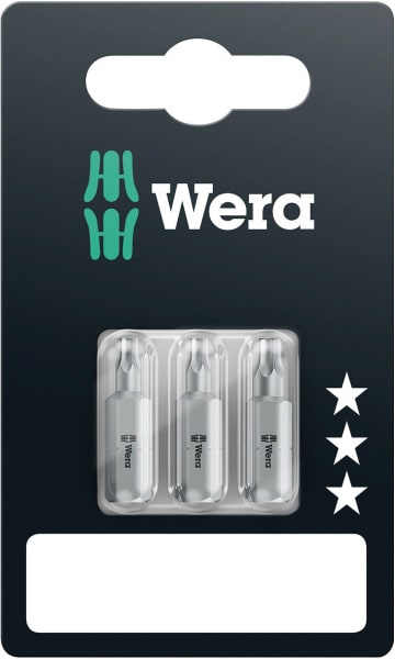 WERA - TORX-Bit, 867/1 SB TORX® Bits, 3-teilig