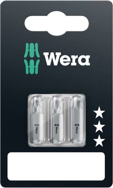 WERA - TORX-Bit, 867/1 SB TORX® Bits, 3-teilig