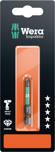 WERA - 867/4 IMP DC SB Impaktor Bits, TX 20 x 50 mm