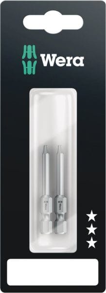 WERA - TORX-Bit, 867/4 Z SB Bits, TX 10 x 50 mm, 2-teilig