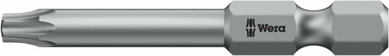 WERA - TORX-Bit, 867/4 Z TORX® BO Bits mit Bohrung, TX 20 x 89 mm
