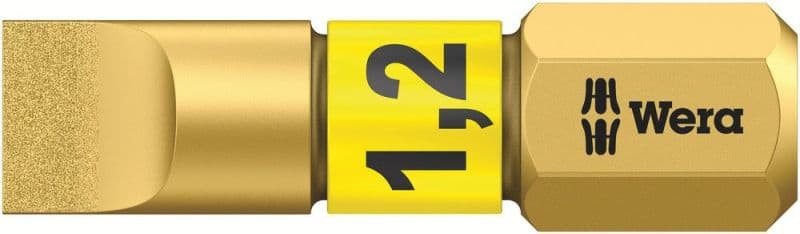 WERA - Schlitz-Bit, BiTorsion, 800/1 BDC Bits, 1,2 x 6,5 x 25 mm
