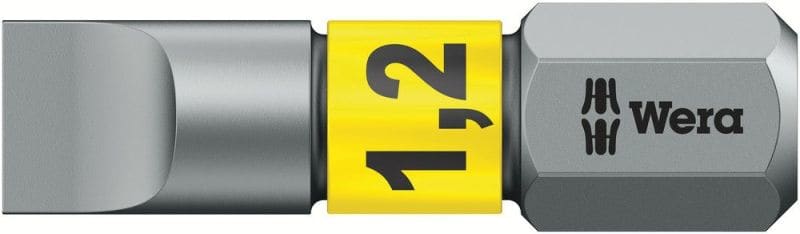 WERA - Schlitz-Bit, 800/1 BTZ Bits, 1,2 x 6,5 x 25 mm