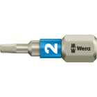 WERA - Innensechskant-Bits, 3840/1 TS Bits, Edelstahl, 2 x 25 mm