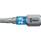 WERA - Innensechskant-Bit, 840/1 BTZ Bits, 2,5 x 25 mm