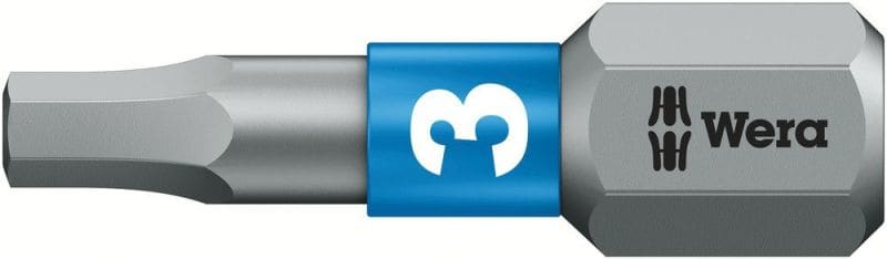 WERA - Innensechskant-Bit, 840/1 BTZ Bits, 3 x 25 mm