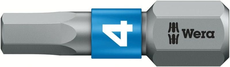 WERA - Innensechskant-Bit, 840/1 BTZ Bits, 4 x 25 mm