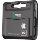 WERA - Bit-Box 20 V Innenvierkant, # 2 x 25 mm, 20-teilig