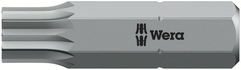 WERA - Vielzahn-Bit, 860/1 XZN Vielzahn Bits, M 6 x 25 mm
