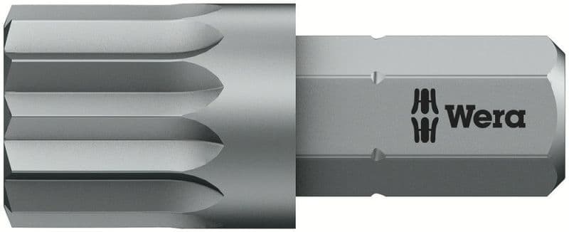 WERA - Vielzahn-Bit, 860/1 XZN Vielzahn Bits, M 10 x 25 mm