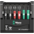 WERA - Bit-Sortiment, Bit-Check 6 Impaktor 1, 6-teilig