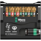 WERA - Bit-Sortiment, Bit-Check 12 Diamond 1, 12-teilig