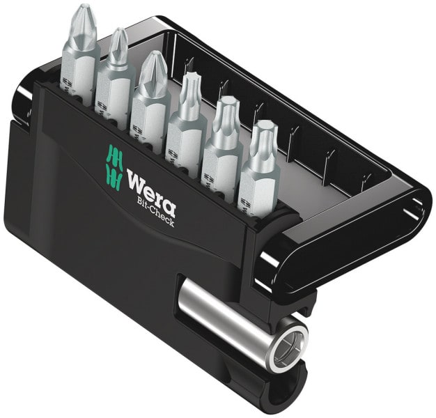 WERA - Bit-Sortiment, Bit-Check 7 Universal 4, 7-teilig
