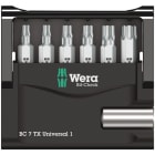 WERA - Bit-Sortiment, Bit-Check 7 TX Universal 1, 7-teilig
