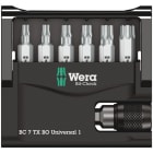 WERA - Bit-Sortiment, Bit-Check 7 TX BO Universal 1, 7-teilig
