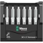 WERA - Bit-Sortiment, Bit-Check 6 V Universal 1, 6-teilig