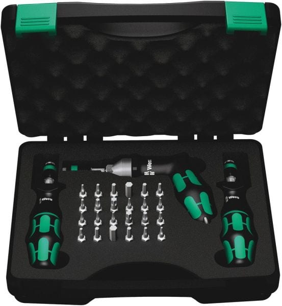WERA - Kraftform Drehmomentschraubendreher-Satz, 7445/46/47 in.lbs.