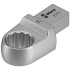 WERA - 7771 Einsteck-Ringschlüssel, 17 x 44 mm