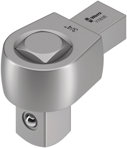 WERA - 7783 E Einsteckwerkzeug mit Durchsteckvierkant, 3/4 x 70 mm