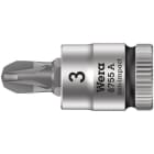 WERA - Zyklop Bit-Nuss mit 1/4-Antrieb, 8755 A PZ 3 x 28 mm