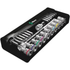WERA - 8100 SC 10 Zyklop Metal-Knarrensatz Imperial 1/2