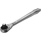 WERA - mit Durchsteckvierkant, 8003 C Zyklop Metal-Knarre 1/2