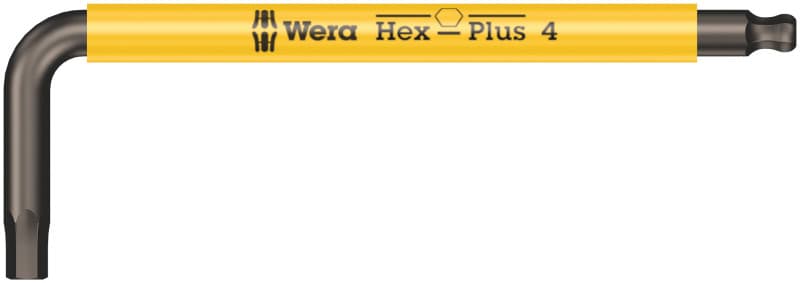 WERA - 950 SPKS Multicolour, metrisch, BlackLaser, 4 x 80 mm