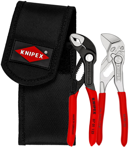 KNIPEX - Mini-Zangenset in Werkzeuggürteltasche (8701125 / 8603125)